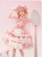 Mademoiselle Pearl Sanrio My Melody Polka Dot Blouse JSK and One Piece(Reservation/Full Payment Without Shipping)